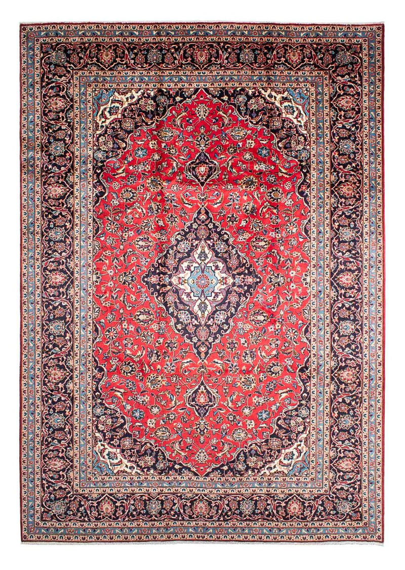 カシャーン 絨毯 348x246cm - ペルシャ絨毯
