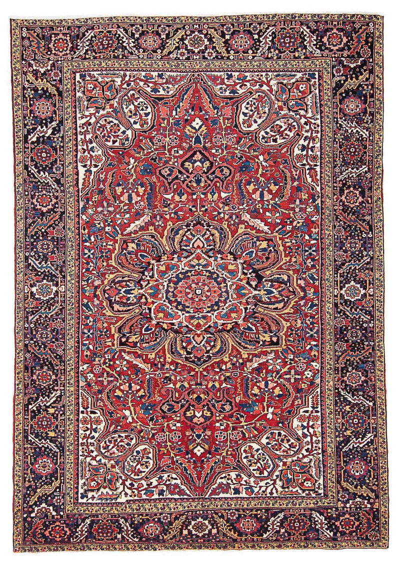 ヘリーズ 絨毯 376x270cm - ペルシャ絨毯