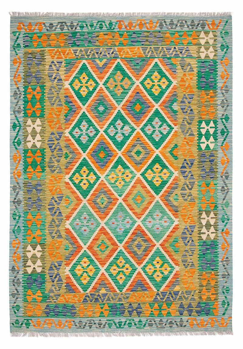 キリム マイメネ 絨毯 245x185cm - ウールラグ