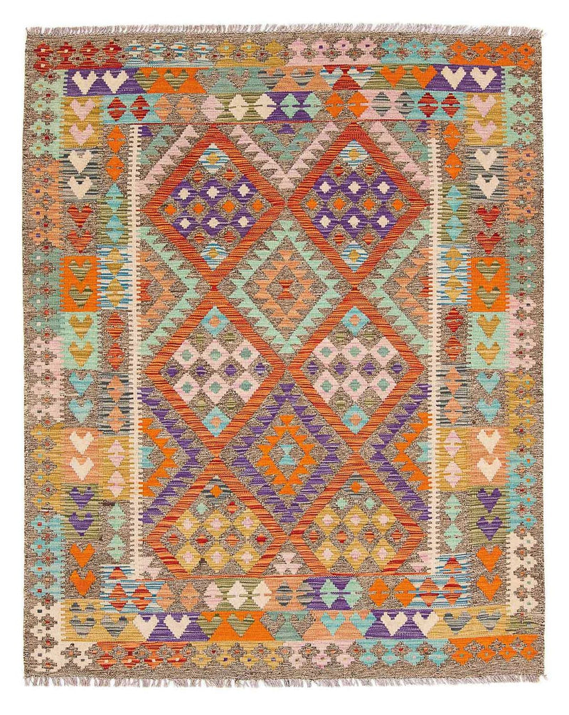 キリム マイメネ 絨毯 194x154cm - ウールラグ