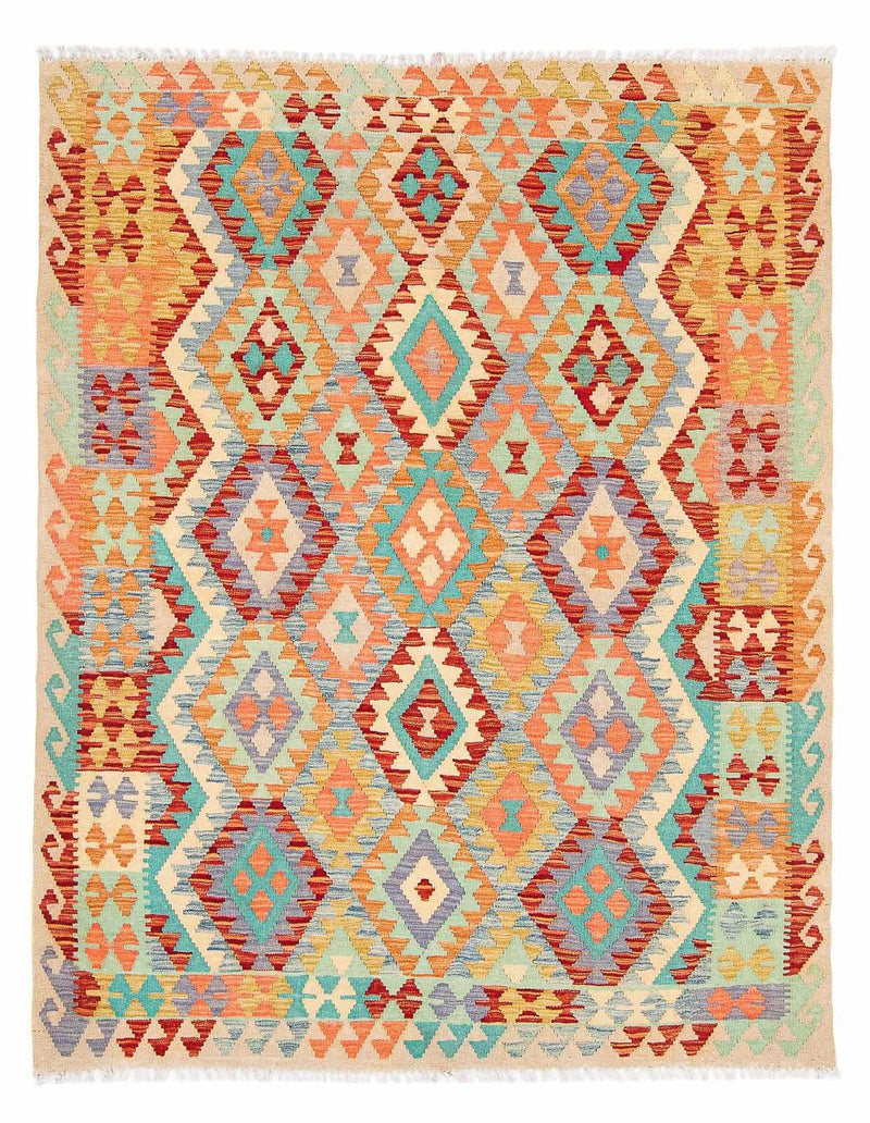 キリム マイメネ 絨毯 193x158cm - ウールラグ