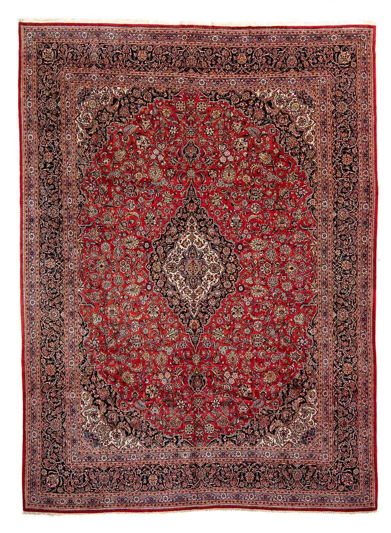 カシャーン 絨毯 445x330cm - ペルシャ絨毯