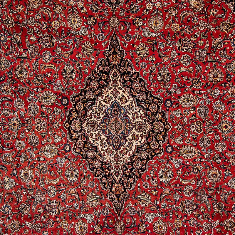 カシャーン 絨毯 445x330cm - ペルシャ絨毯