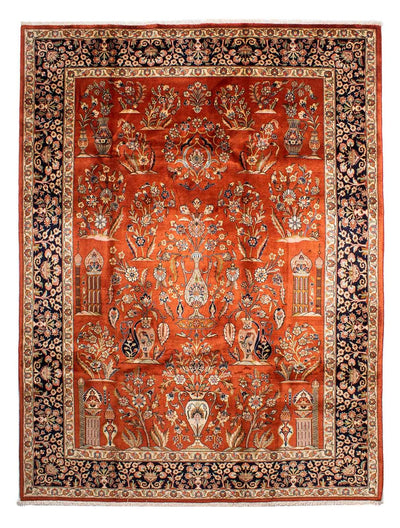 カシャーン 絨毯 215x276cm - ペルシャ絨毯