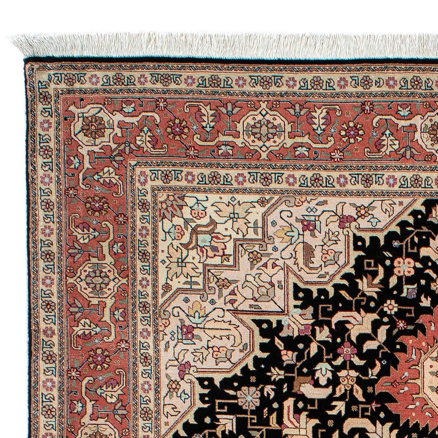 タブリーズ - 50 Raj 絨毯 200x152cm - ペルシャ絨毯