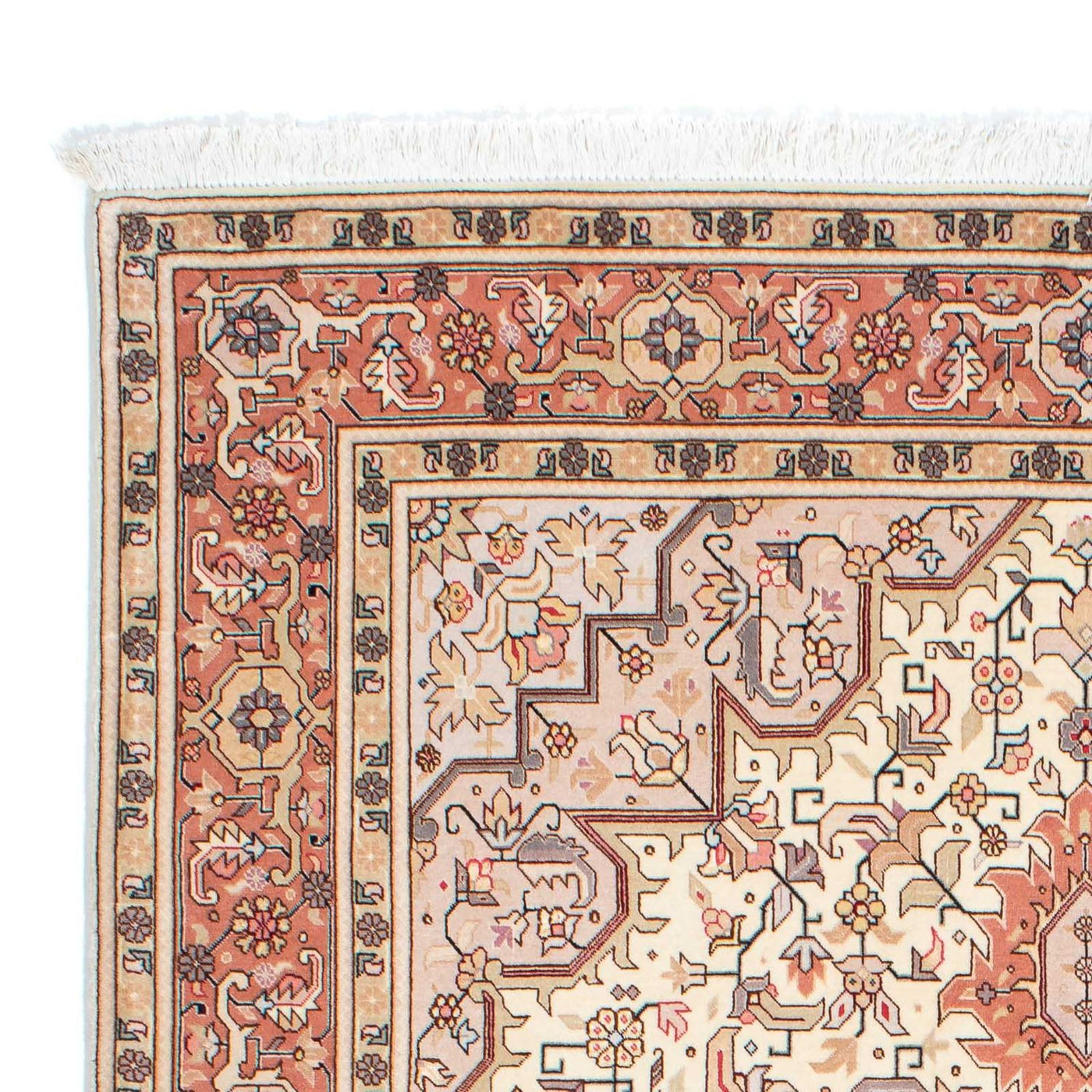 タブリーズ - 50 Raj 絨毯 208x153cm - ペルシャ絨毯