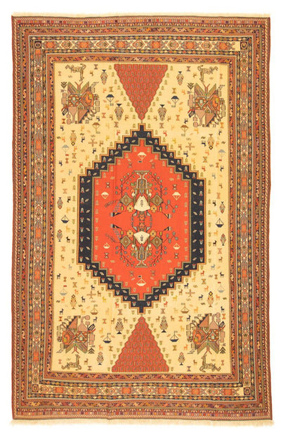 アフシャール・シルジャン 絨毯 194x302cm - ペルシャ絨毯