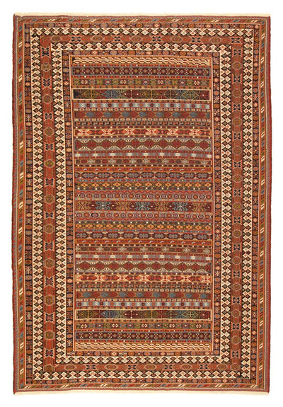 アフシャール・シルジャン 絨毯 197x293cm - ペルシャ絨毯
