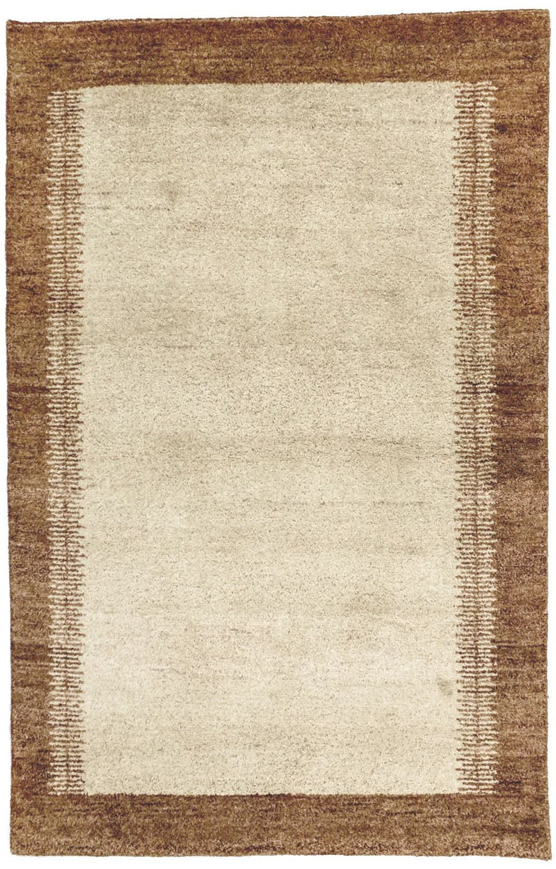 インド ギャベ 絨毯 165x110cm - ウールラグ