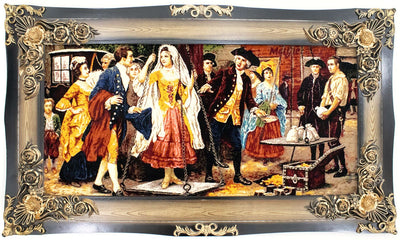 絵画絨毯 70x120cm - オリエンタル絨毯