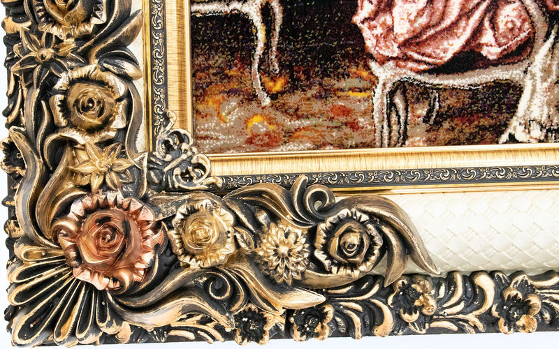 絵画絨毯 120x70cm - オリエンタル絨毯