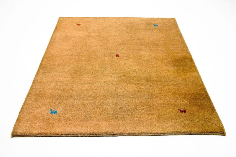 インド ギャベ 絨毯 200x140cm - ウールラグ