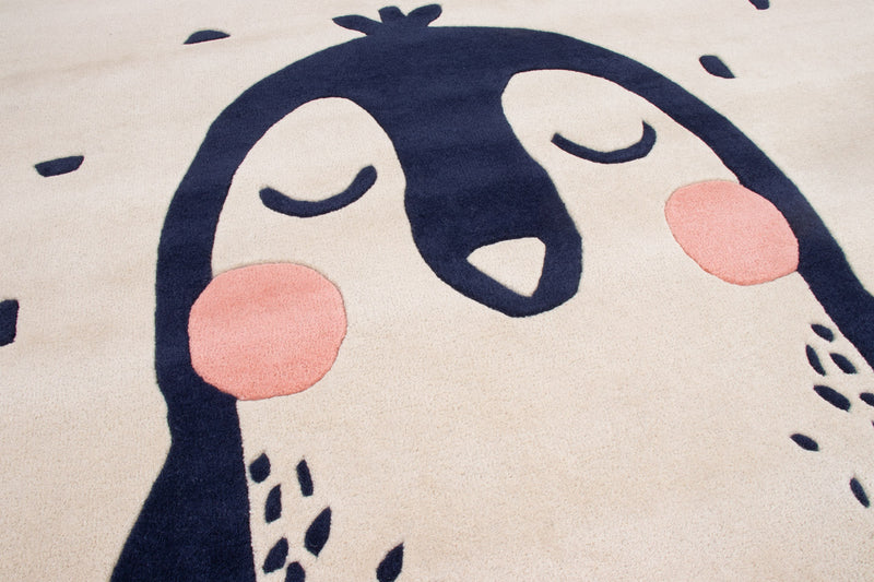 Kinderteppich Pinguin