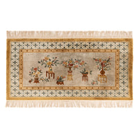 中国シルク 絨毯 154x93cm - オリエンタル絨毯 – product image